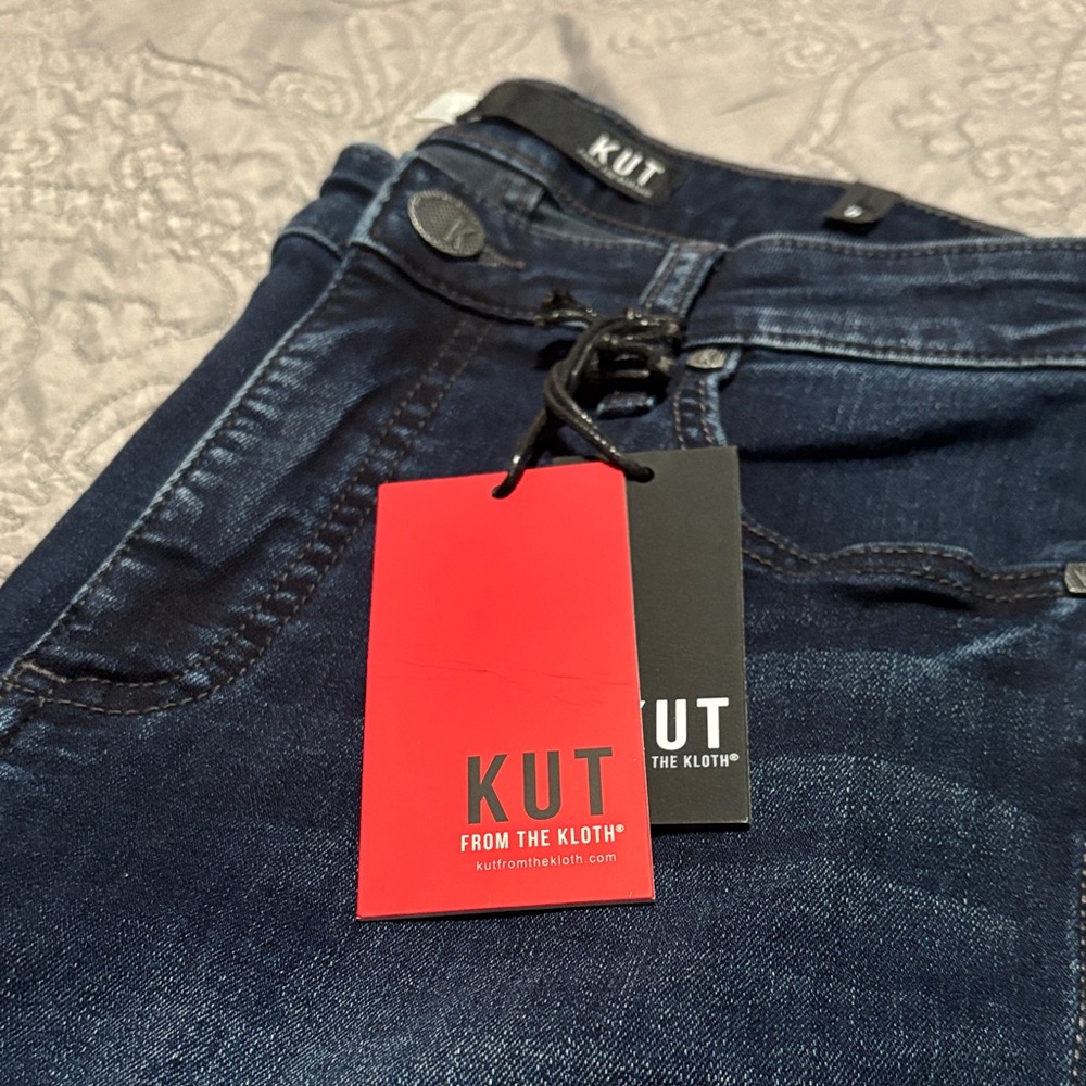 ✨ NWT Kut from the Kloth Indigo Denim Jeans — Size 0 ✨ - Picture 2 of 6